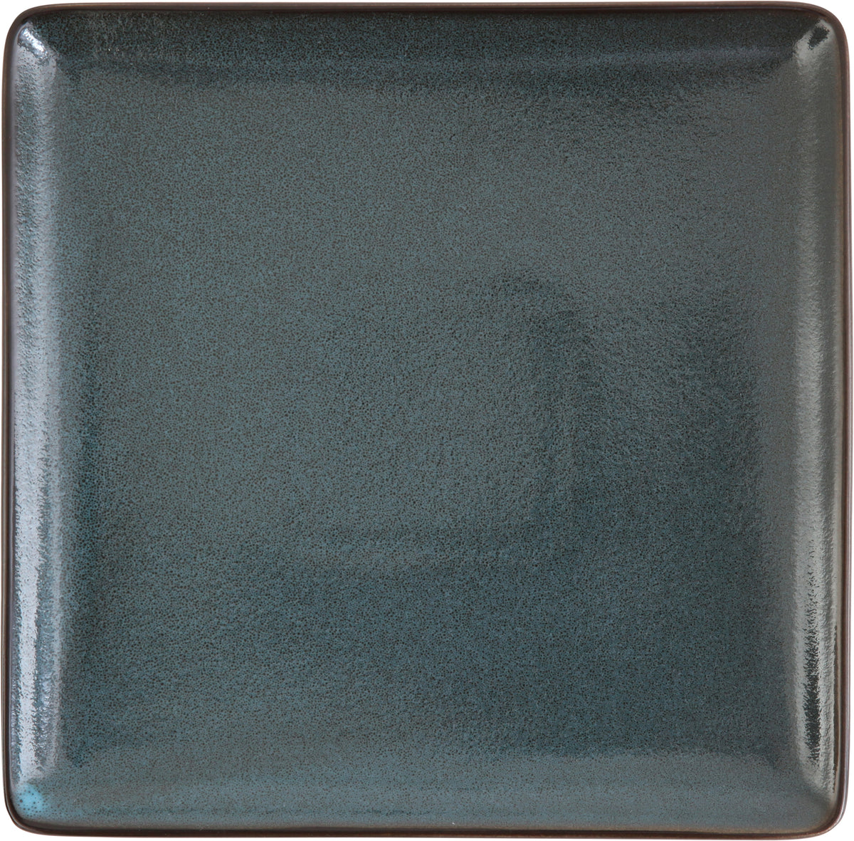 Fortessa Dinnerware STON BLAU Teller flach eckig 23cm für Desserts und Vorspeisen