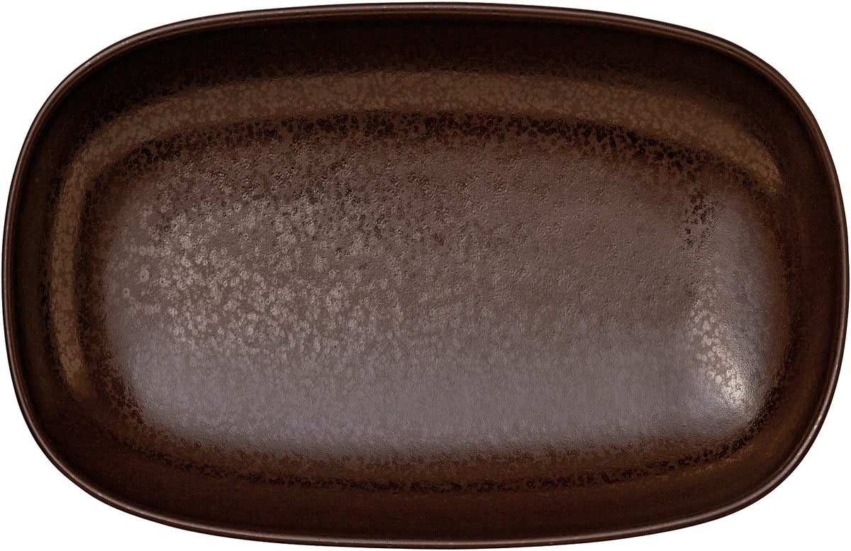 Fortessa Dinnerware NIVO MOKKA Platte tief coupe 17cm - Snackplatte für die Gastronomie