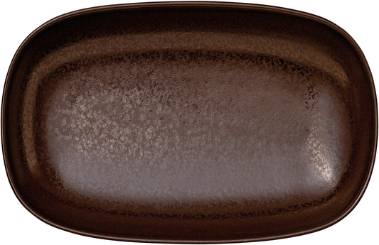 Fortessa Dinnerware NIVO MOKKA Platte tief coupe 17cm - Snackplatte für die Gastronomie