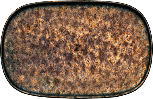 Fortessa Dinnerware NIVO METALLIC Platte flach coupe 17cm für Snacks und kleine Gerichte