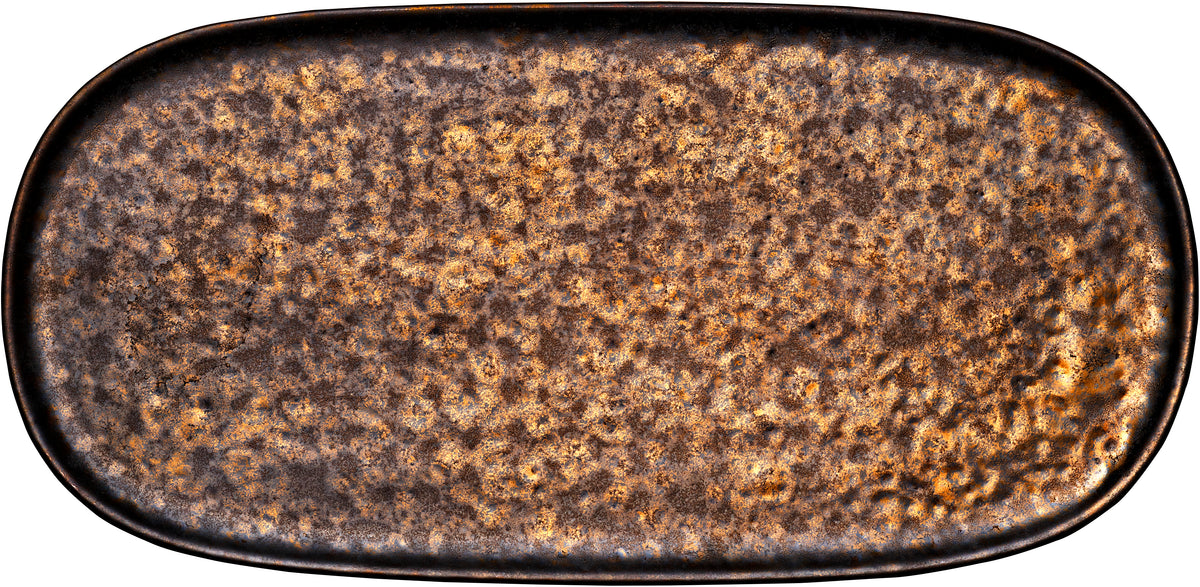 Fortessa Dinnerware NIVO METALLIC Platte flach 30 cm für die Präsentation von Speisen