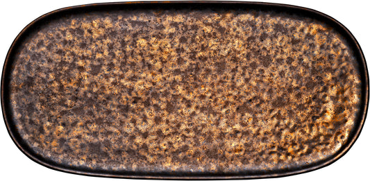 Fortessa Dinnerware NIVO METALLIC Platte flach 30 cm für die Präsentation von Speisen