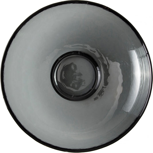 Fortessa Dinnerware NIVO GLASS Teller tief coupe 22cm Storm - ideal für Vorspeisen und Salate in der Gastronomie