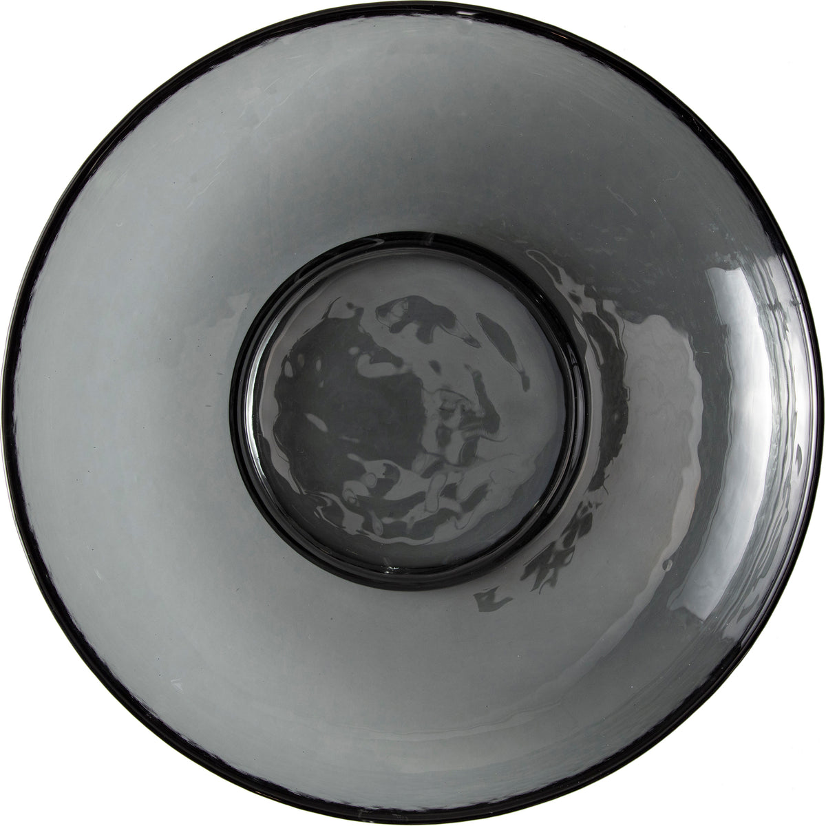 Fortessa Dinnerware NIVO GLASS Teller tief coupe 26cm Storm für die Präsentation von Hauptspeisen und Salaten