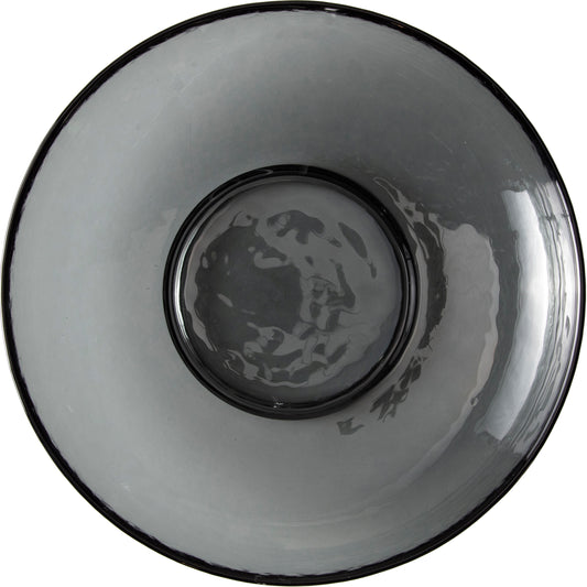 Fortessa Dinnerware NIVO GLASS Teller tief coupe 26cm Storm für die Präsentation von Hauptspeisen und Salaten