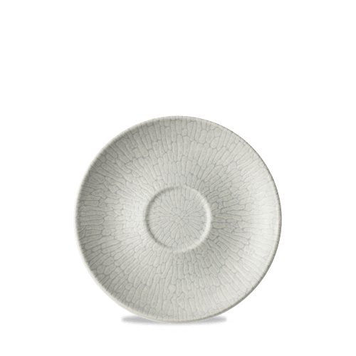Churchill Super Vitrified Delta Graue Untertasse für Gastronomie