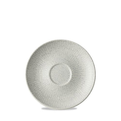 Churchill Super Vitrified Delta Graue Untertasse für Gastronomie
