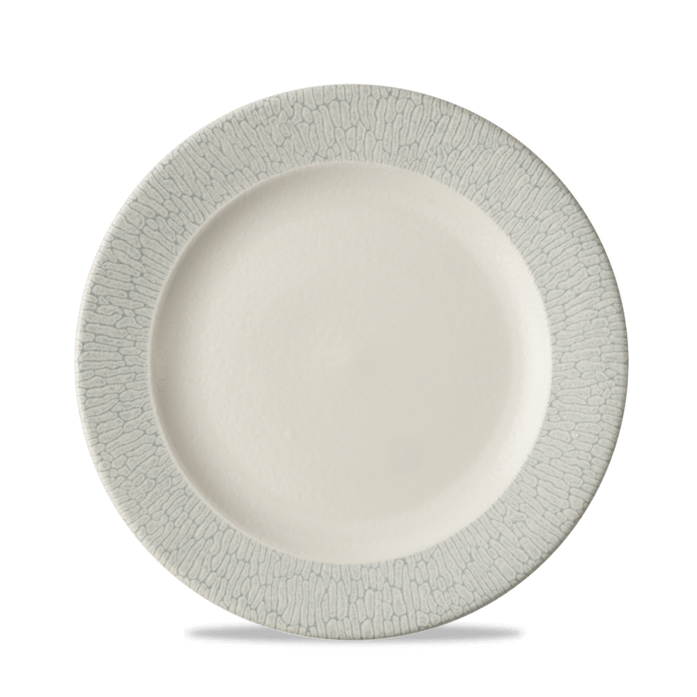 Churchill Super Vitrified Delta Grau Profilplatte für Gastronomie