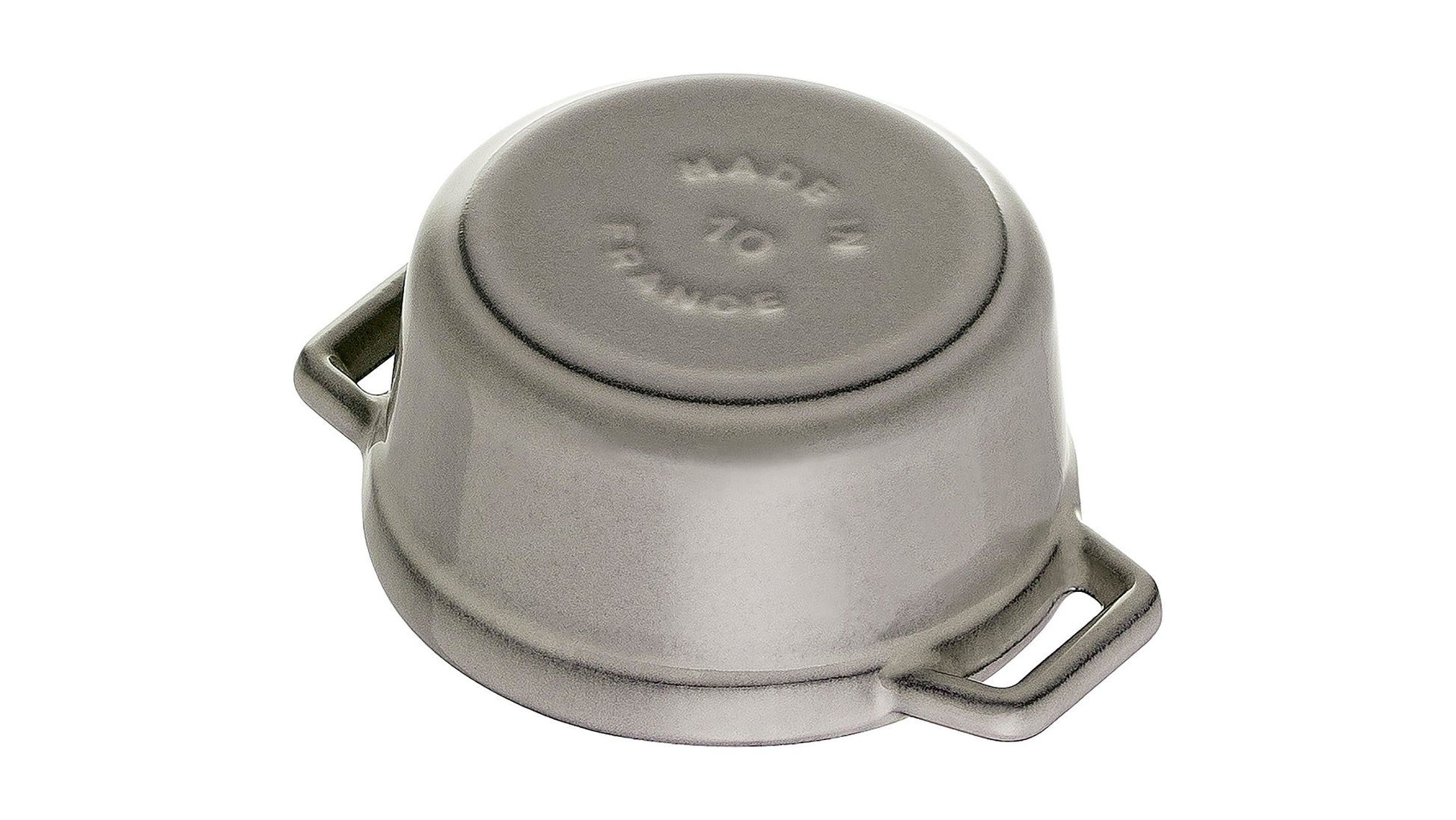Staub Mini Cocotte, 10 cm aus Gusseisen für stilvolles Kochen und Servieren.