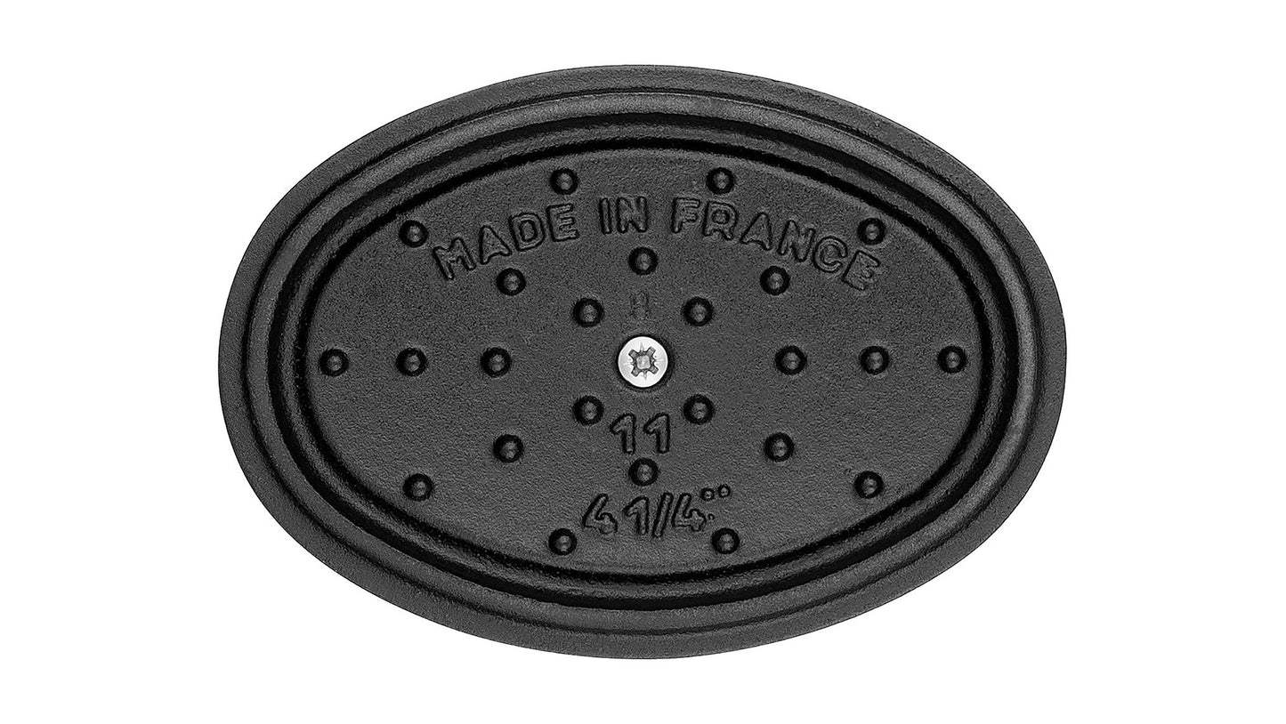 Staub Mini Cocotte 11 cm, ideal für kleine Portionen und vielseitigen Einsatz in der Küche.
