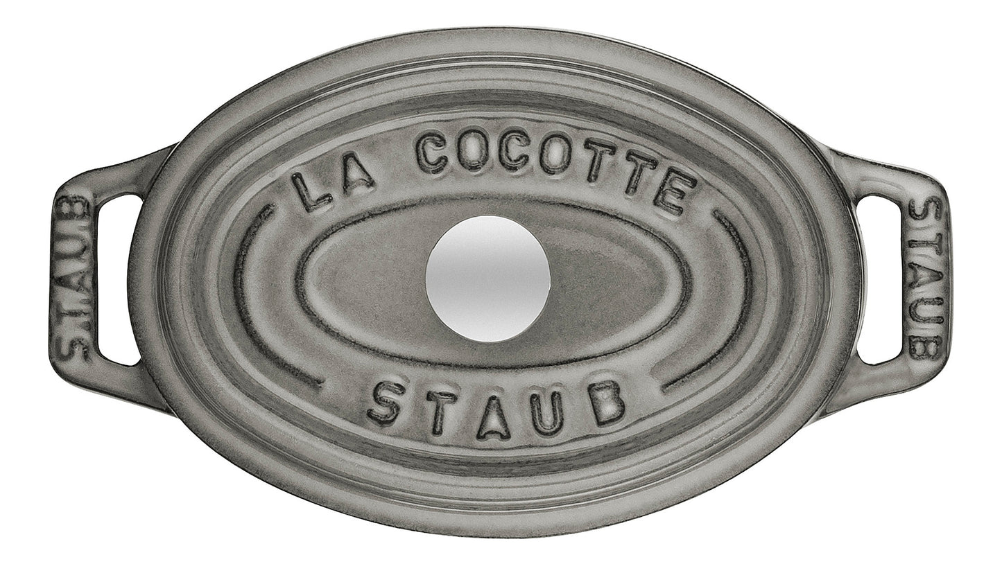 Staub Mini Cocotte, 11 cm aus Gusseisen zur Zubereitung kleiner Speisen