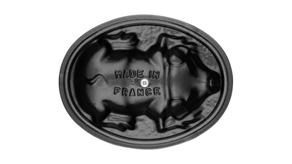 Staub Cocotte Schweinedeckel, 17 cm aus Gusseisen für vielseitige Kochtechniken.