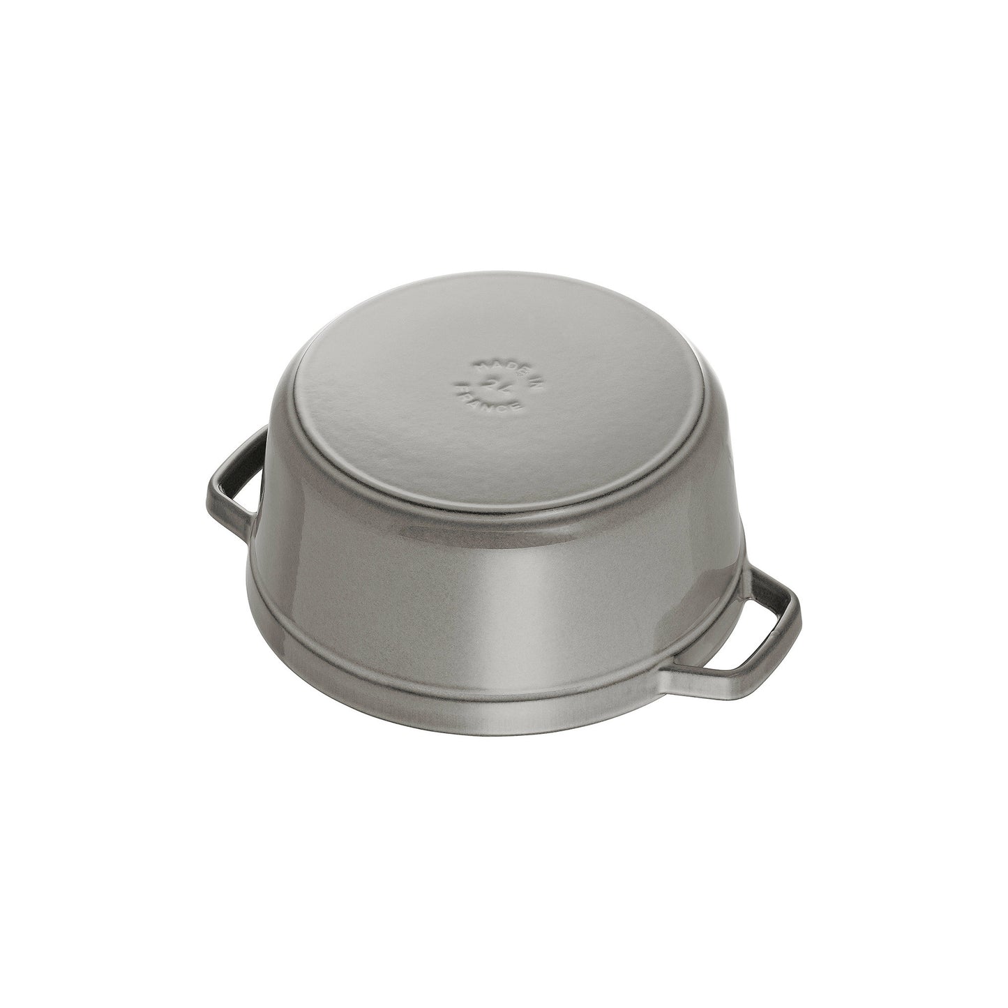 Staub Cocotte, 24 cm, Graphit-Grau - ideal zum Kochen und Servieren