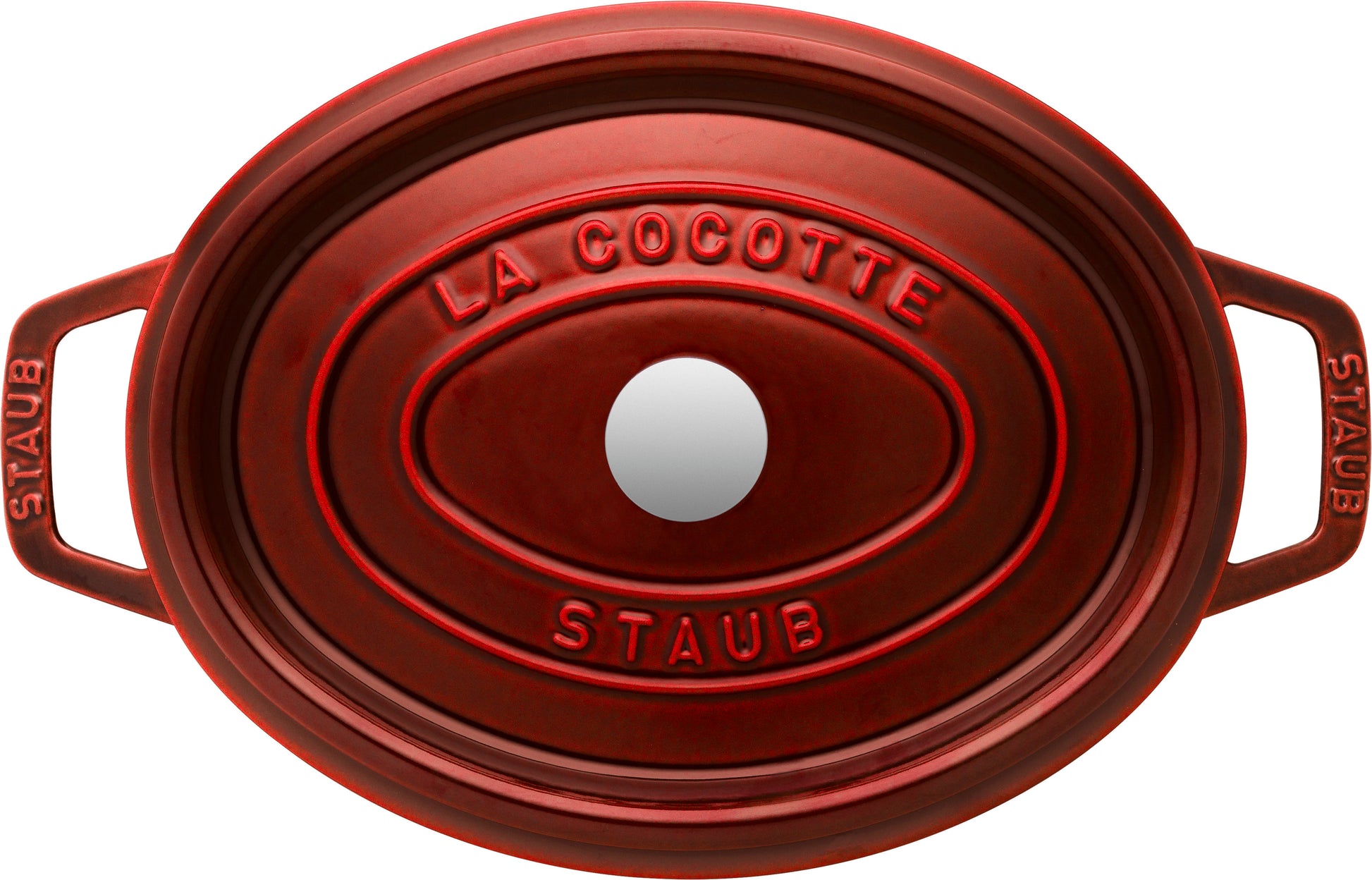 Staub Cocotte, 27 cm, Gusseisen, ideal für das langsame Garen von Speisen.