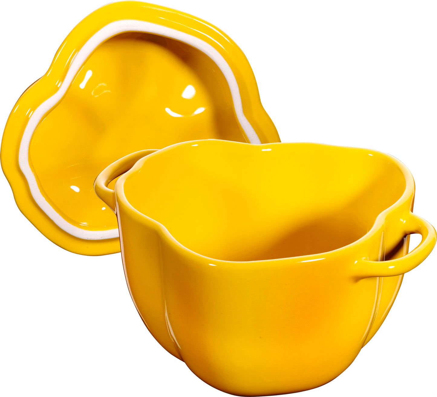 Staub Cocotte 11 cm in Gelb für die Zubereitung von Gerichten