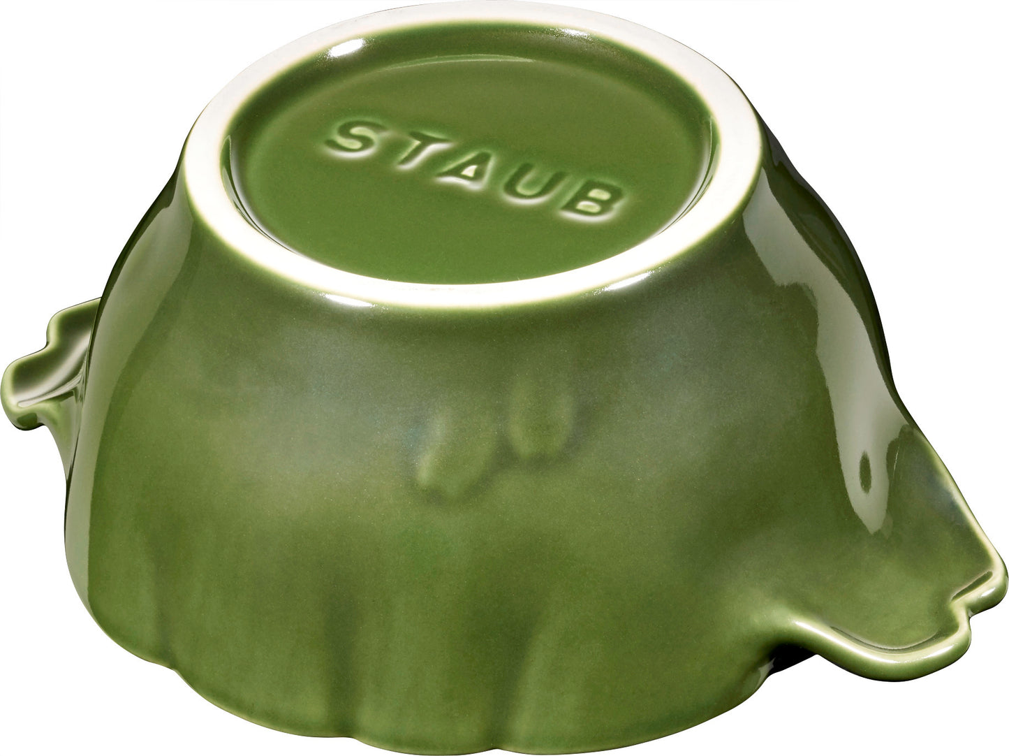Staub Cocotte 13 cm in Basilikum-Grün, ideal für die Zubereitung und Servierung von Speisen