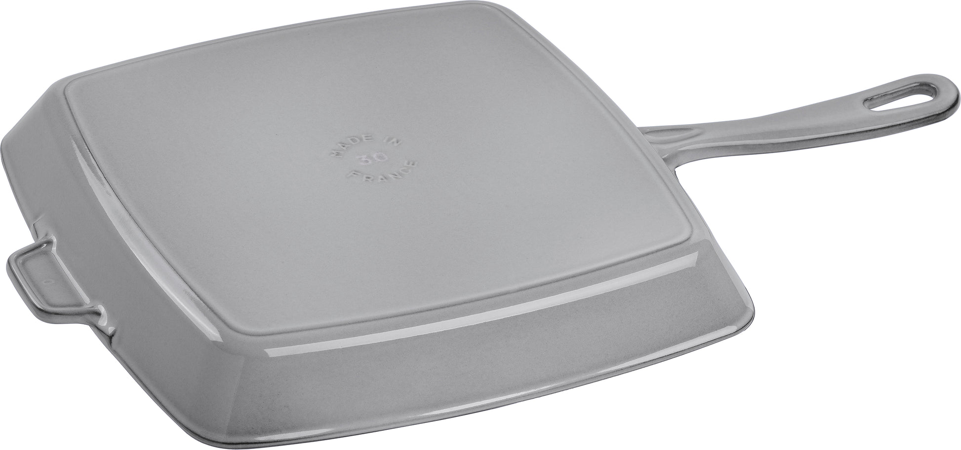 Staub American Grillpfanne, 30 cm, quadratisch, Gusseisen, ideal für Grillen und Braten.