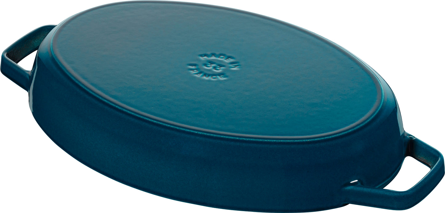 Staub Ofenform mit Deckel für die Zubereitung von Fischgerichten