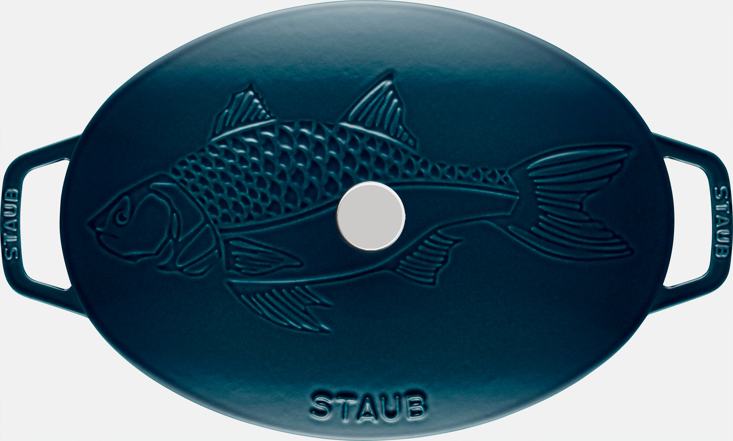 Staub Ofenform mit Deckel für die Zubereitung von Fischgerichten