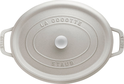 Staub Cocotte, 29 cm aus Gusseisen, ideal für die Zubereitung von Eintöpfen und Braten