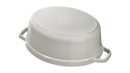 Staub Cocotte, 29 cm aus Gusseisen, ideal für die Zubereitung von Eintöpfen und Braten