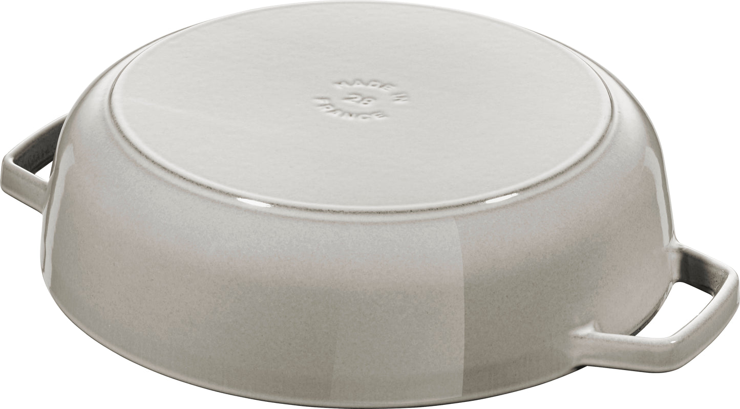 Staub Schmorpfanne Chistera, 28 cm - Multifunktionsbräter für saftige Gerichte