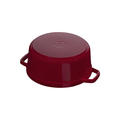 Staub Cocotte, 28 cm, Gusseisen für gleichmäßiges Kochen