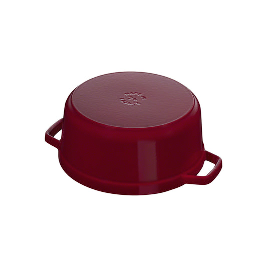 Staub Cocotte, 28 cm, Gusseisen für gleichmäßiges Kochen
