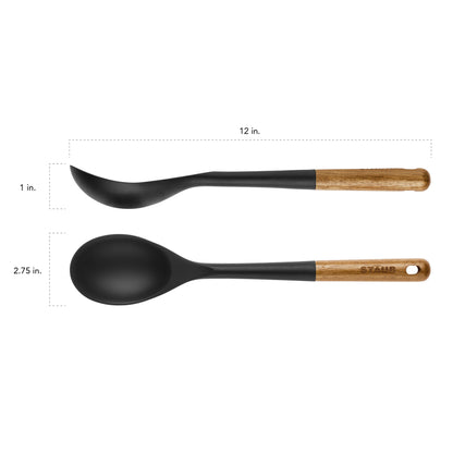 Staub Servierlöffel aus Silikon, 31 cm, zum Servieren von Speisen in der Gastronomie