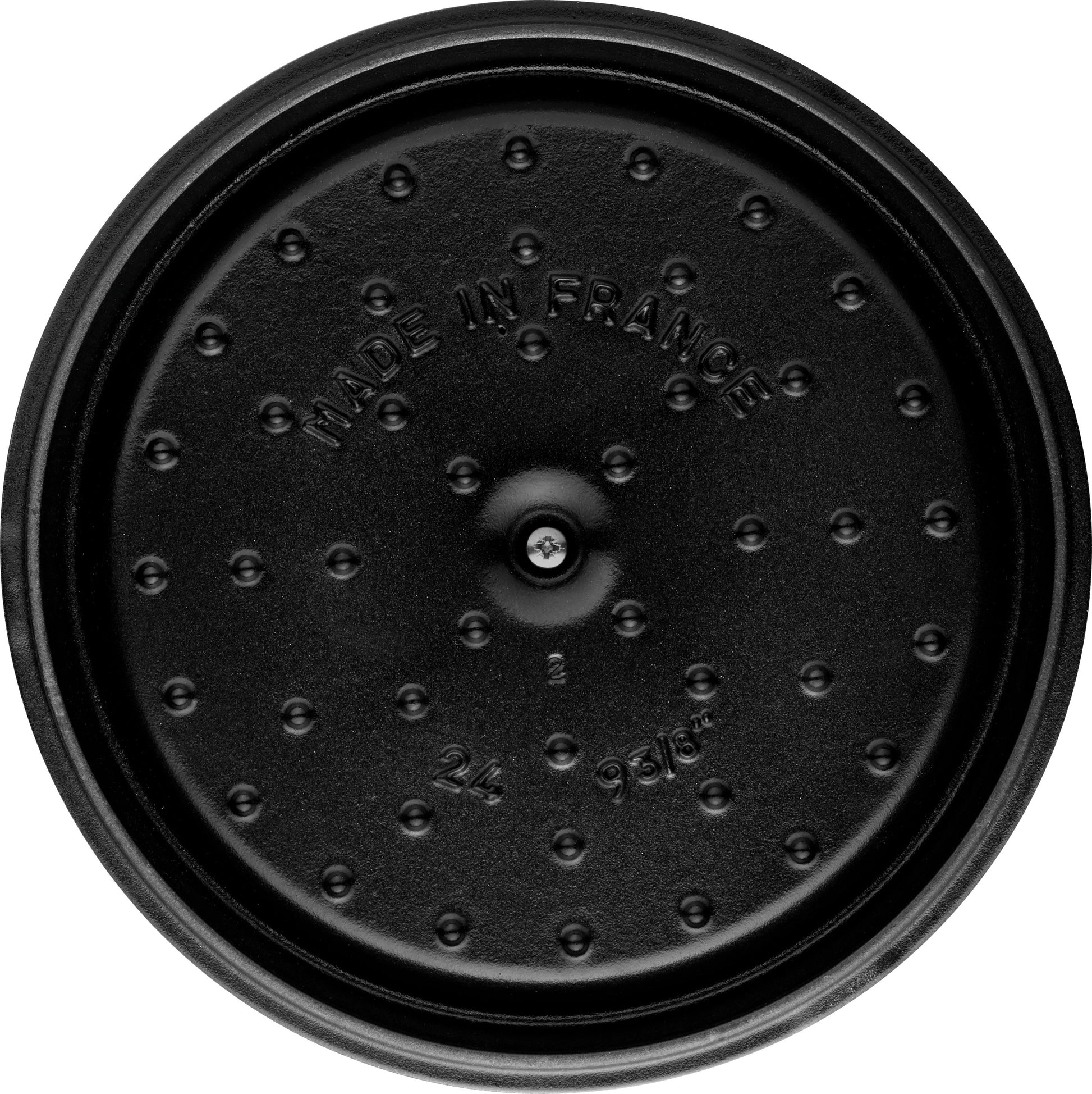 Staub Cocotte 24 cm aus Gusseisen für vielseitige Kochanwendungen