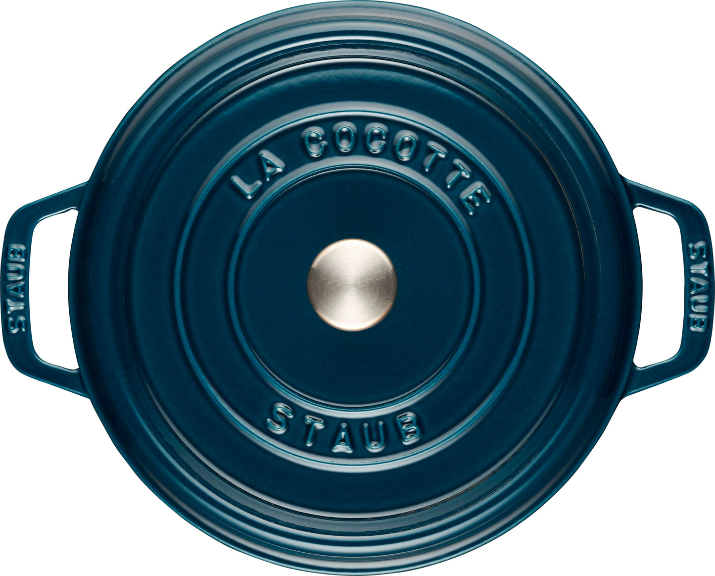 Staub Cocotte 24 cm aus Gusseisen für vielseitige Kochanwendungen