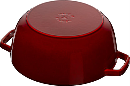 Staub La Marmite Lilie 24 cm in Grenadine-Rot für professionelle Küchen
