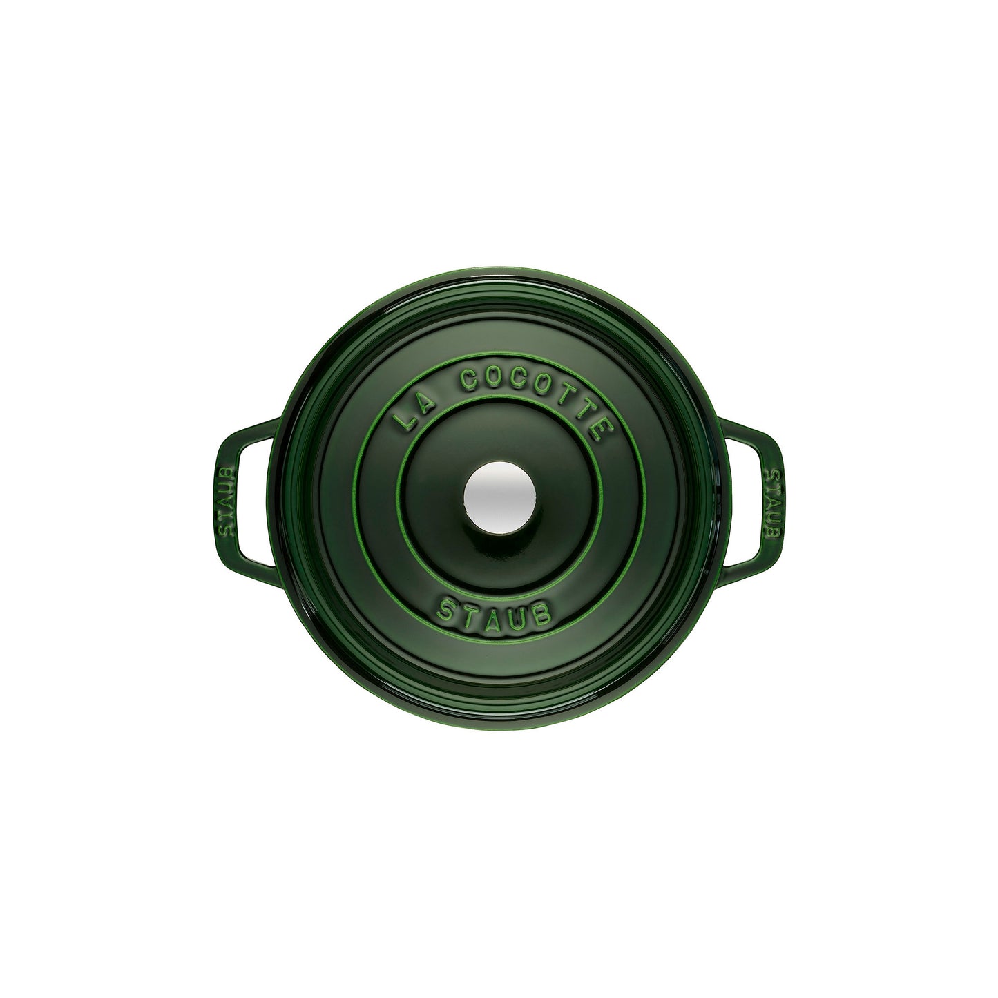 Staub Cocotte aus Gusseisen, geeignet für Induktionsherde, ideal für die Gastronomie.