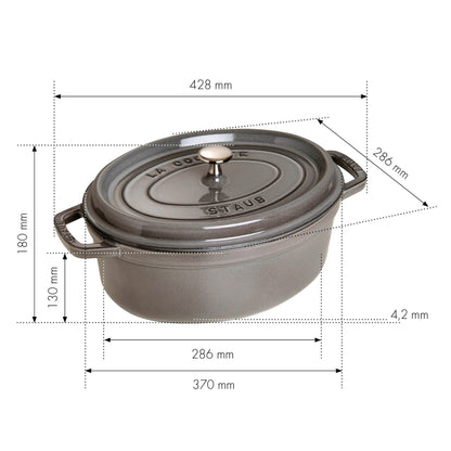 Staub Cocotte aus Gusseisen für vielseitige Kochanwendungen