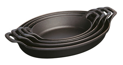Staub Auflaufform aus Gusseisen, geeignet für Gratins und Bratengerichte