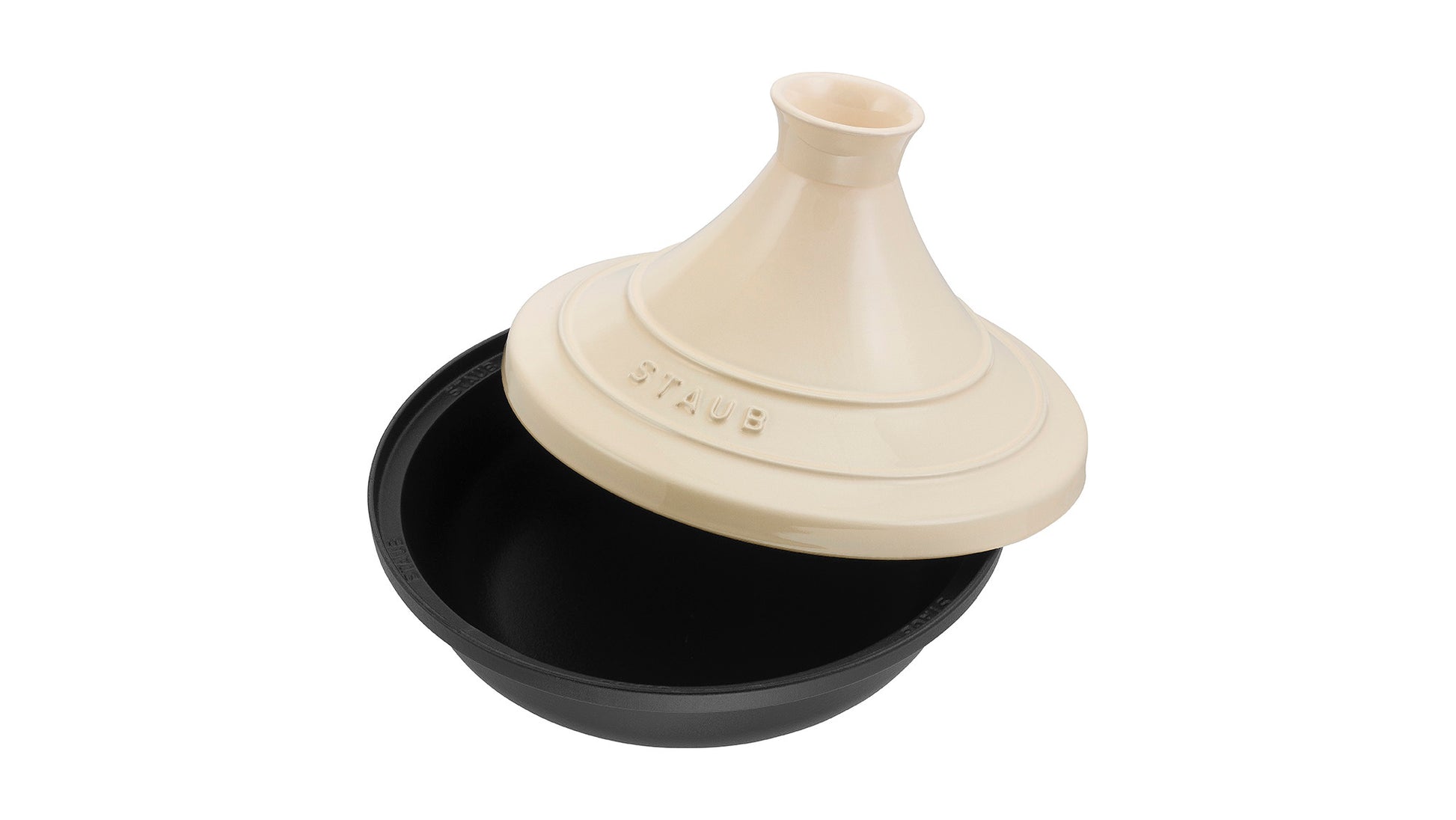 Staub Tajine, 20 cm, Gusseisen für nordafrikanische Spezialitäten