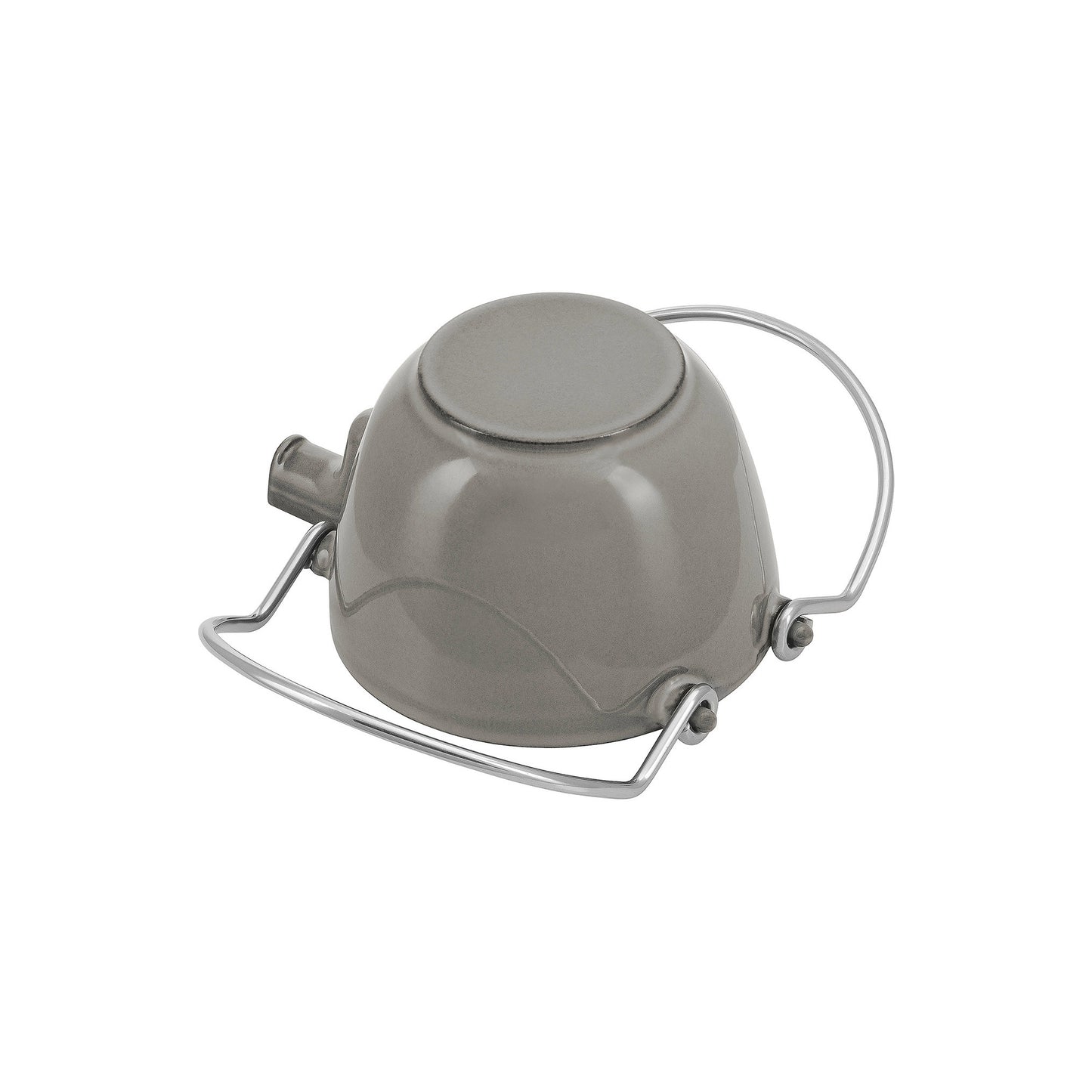 Staub Teekanne in Graphit-Grau, geeignet für die Teezubereitung.