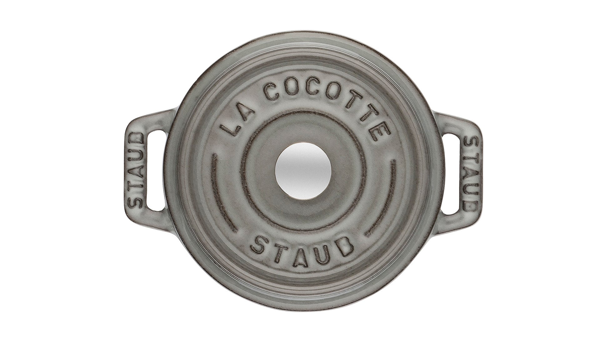 Staub Cocotte aus Gusseisen, 12 cm, ideal zum Schmoren und Servieren