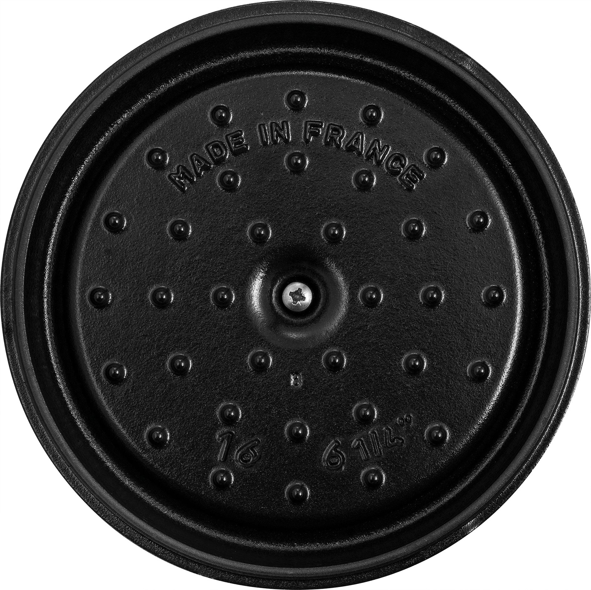 Staub Cocotte 16 cm in Graphit-Grau, ideal für Eintöpfe und Aufläufe
