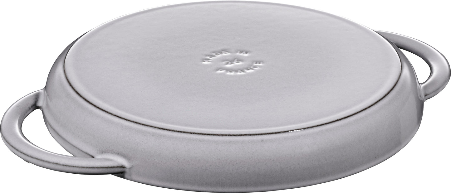 Staub Grillpfanne 26 cm aus Gusseisen für Grillgerichte