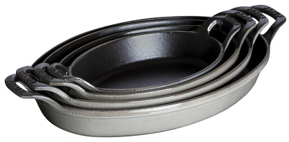 Staub Ofenform aus Gusseisen für die Zubereitung von Aufläufen und Gratins