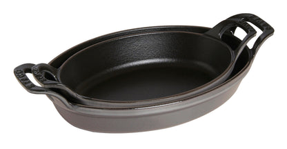 Staub Ofenform aus Gusseisen für die Zubereitung von Aufläufen und Gratins