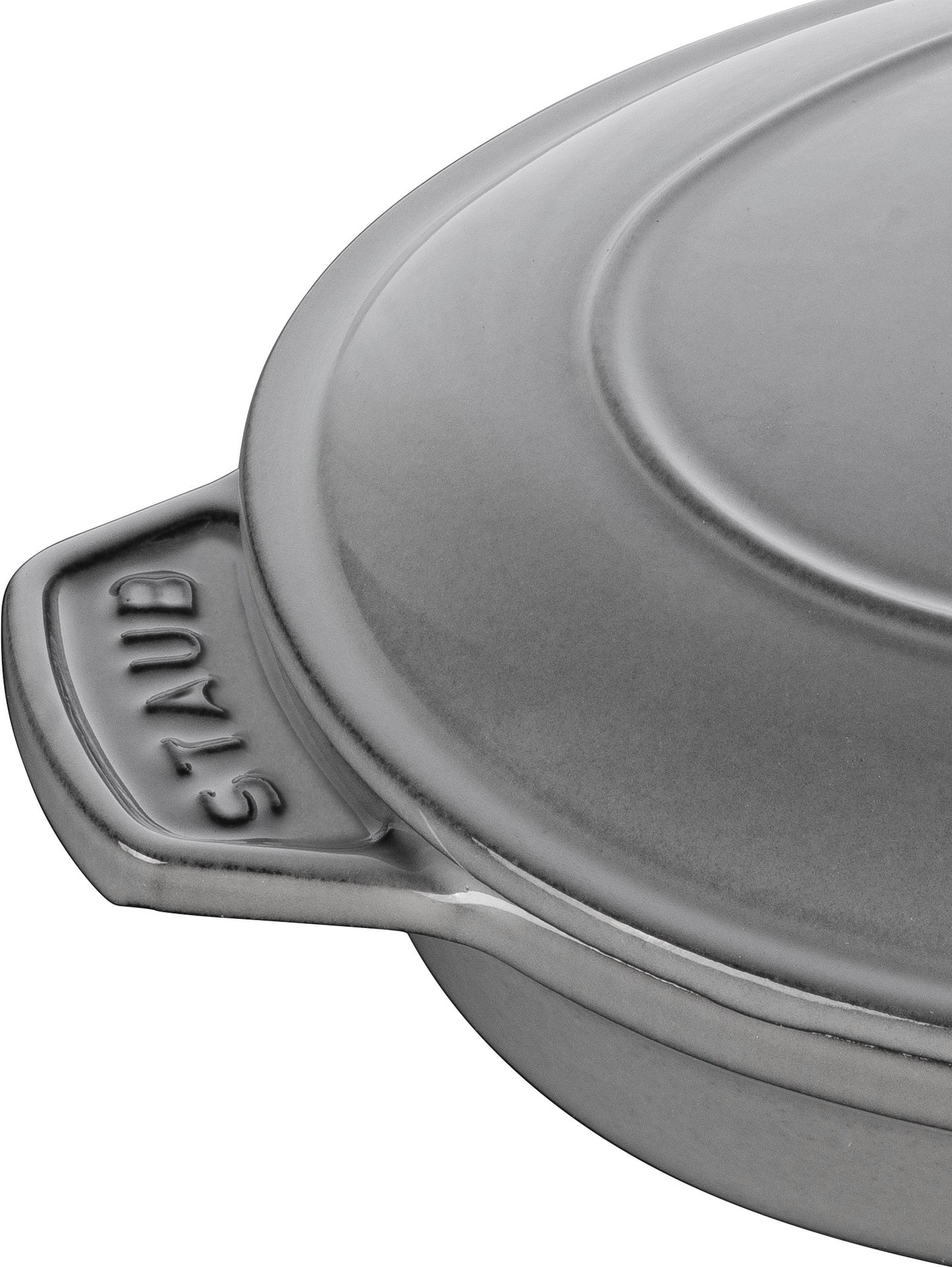 Staub Ofenform mit Deckel aus Gusseisen für Gratins und Aufläufe
