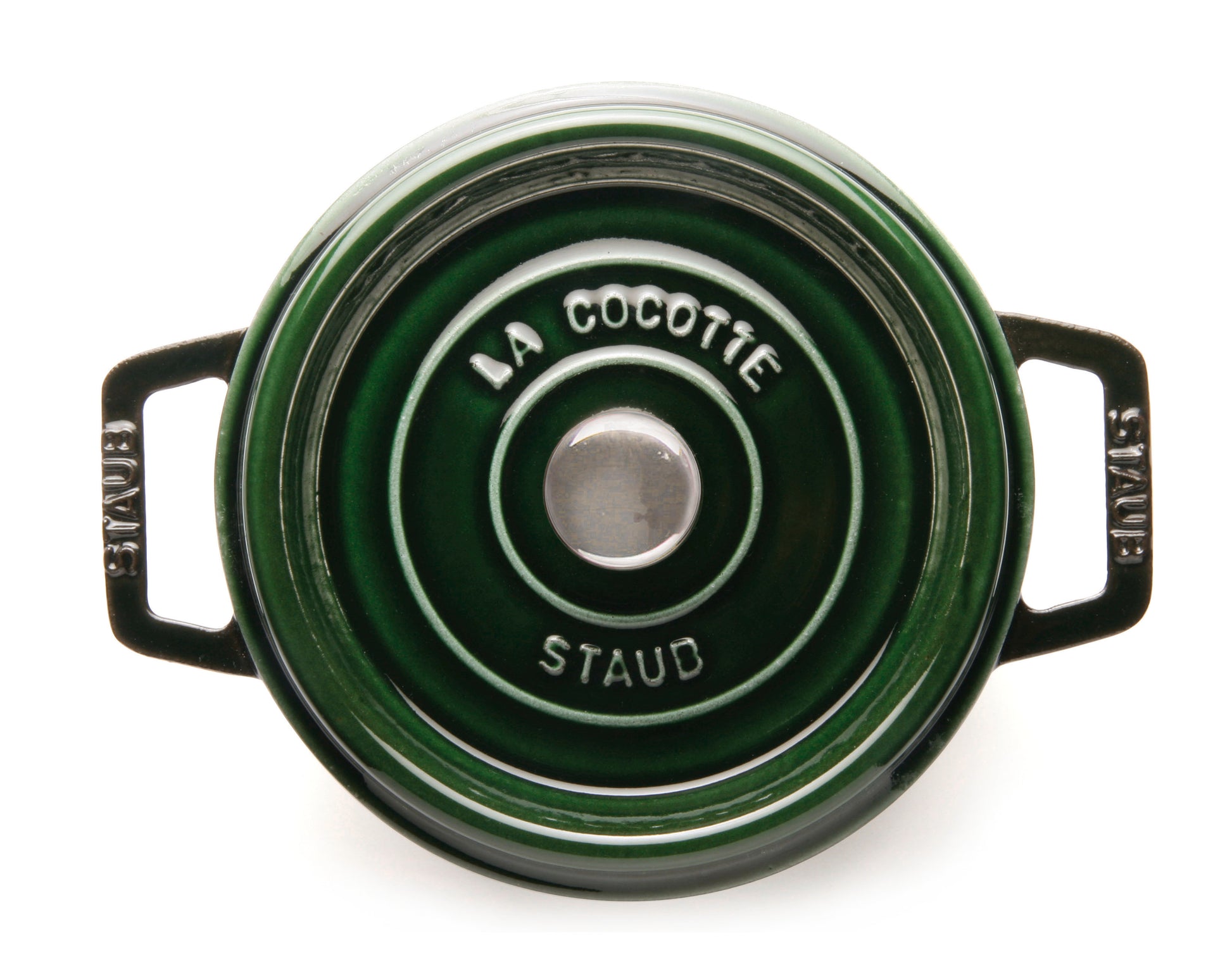 Staub Cocotte aus Gusseisen, 20 cm, ideal für die Zubereitung schmackhafter Gerichte.