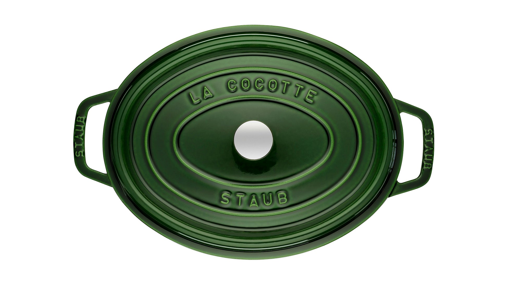 Staub Cocotte, 33 cm, oval, aus Gusseisen, geeignet für das Kochen in professionellen Küchen
