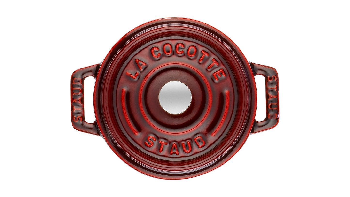 Staub Mini Cocotte, 10 cm, Gusseisen, ideal für individuelle Portionen