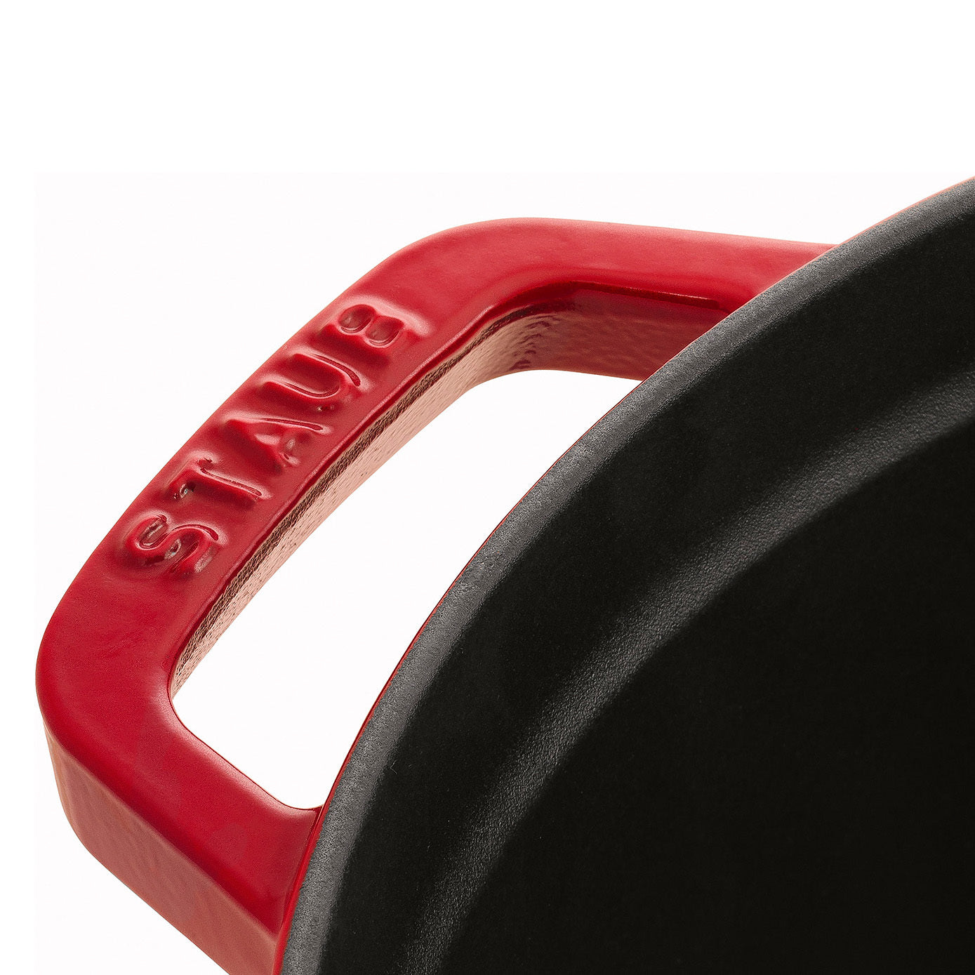 Staub Cocotte 28 cm in Kirsch-Rot für vielseitige Kochanwendungen