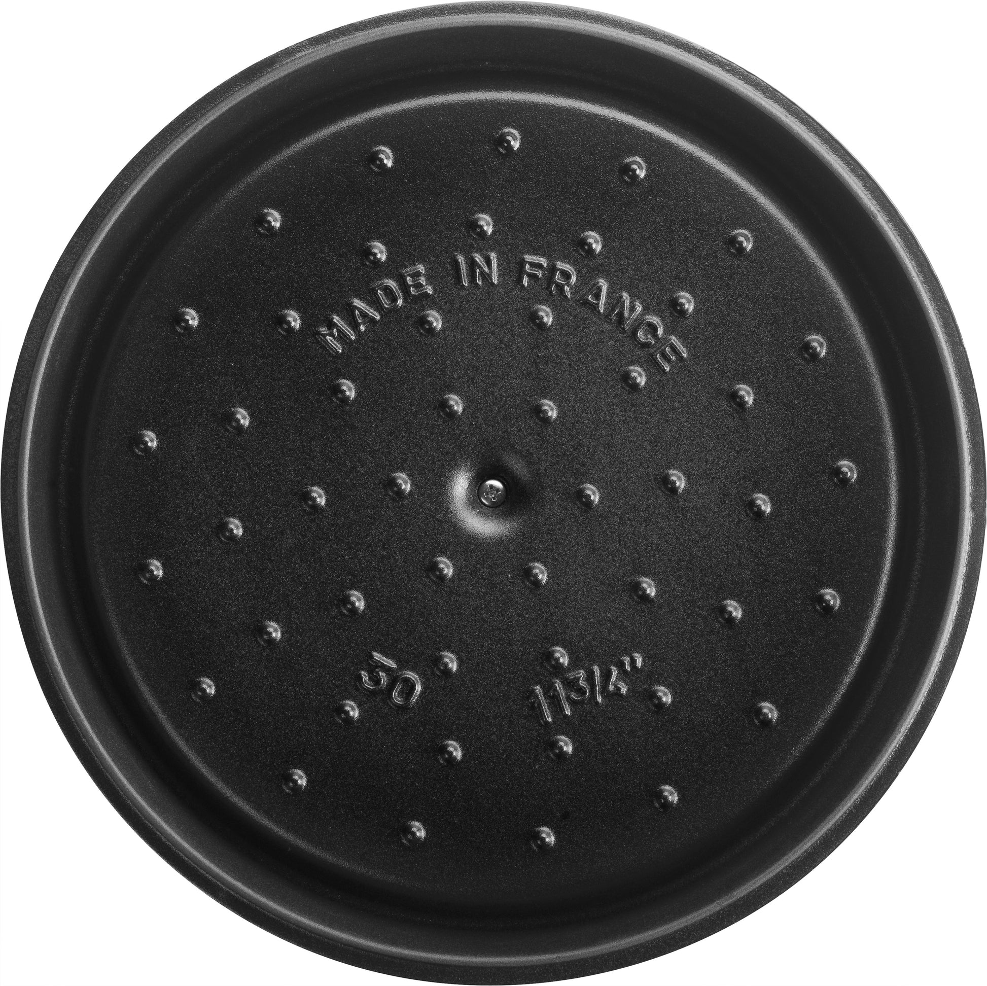 Staub Cocotte aus Gusseisen, ideal für das Kochen und Schmoren von Gerichten
