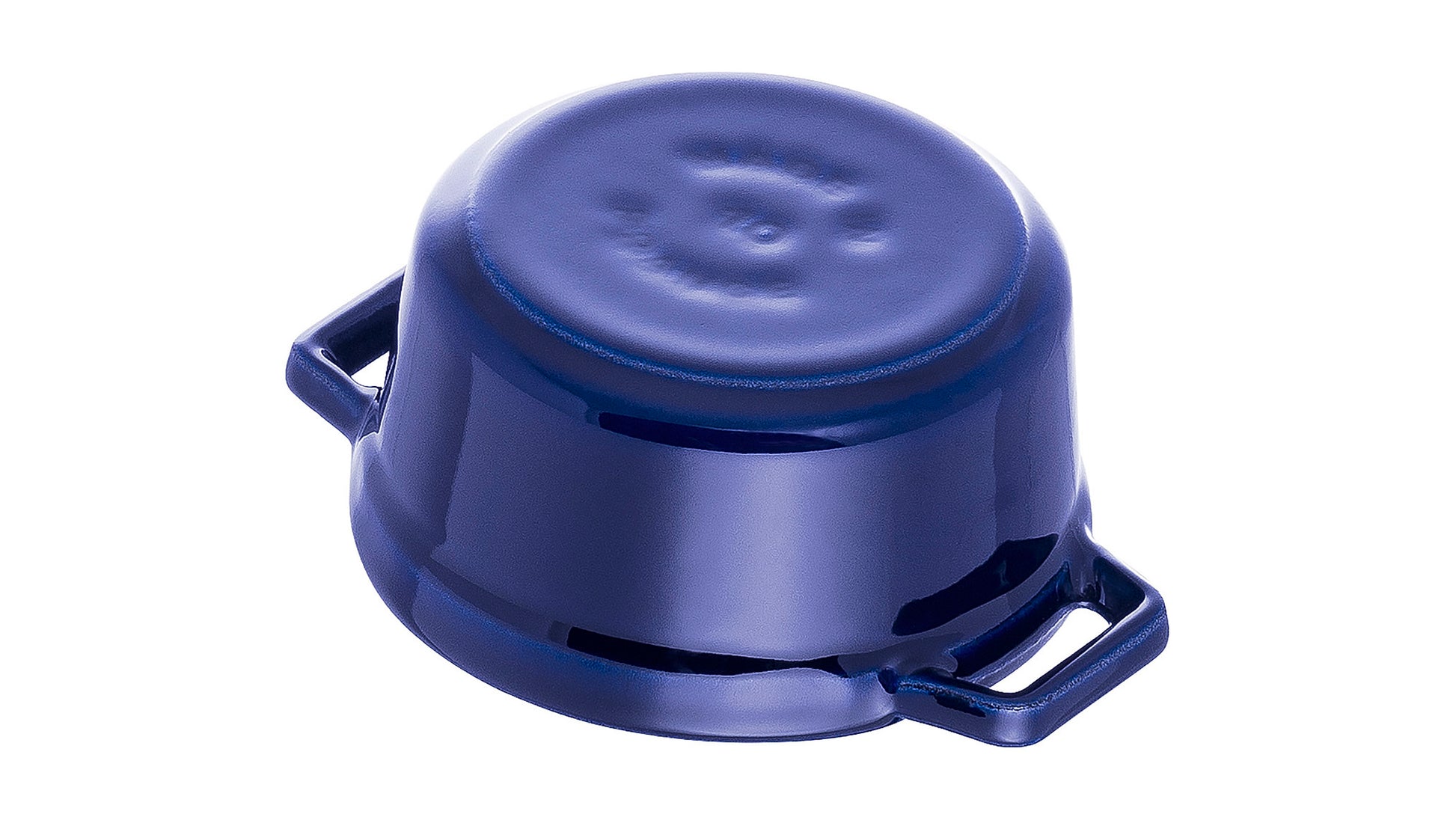Staub Mini Cocotte 10 cm in Dunkelblau für die Zubereitung von Einzelportionen