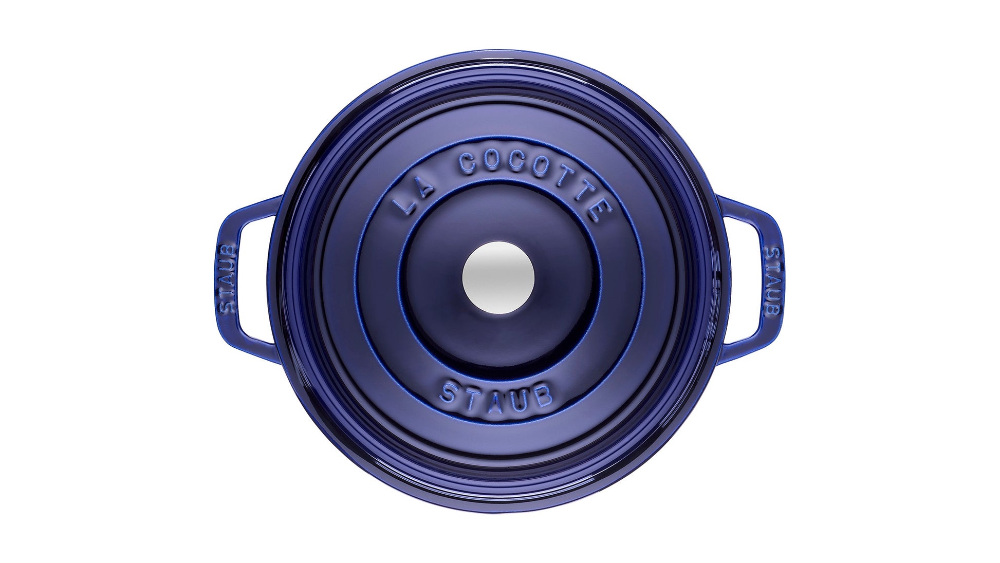 Staub Cocotte, 20 cm aus Gusseisen für die Zubereitung von Eintöpfen und Braten